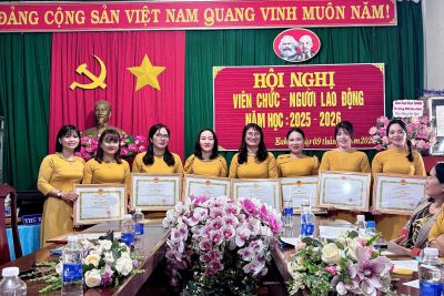 🌸 TRƯỜNG MẦM NON HOA MAI TỔ CHỨC THÀNH CÔNG HỘI NGHỊ VIÊN CHỨC – NGƯỜI LAO ĐỘNG NĂM HỌC 2025 – 2026 🌸